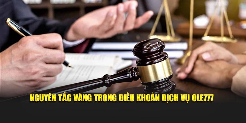 Nguyên tắc vàng trong điều khoản sử dụng Ole777